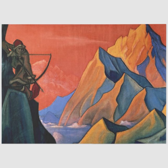 Papel De Seda “Mensaje de Shambala” de Nicholas Roerich (Anverso)