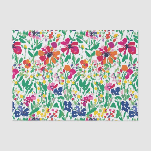 Papel De Seda Mercado de flores (Anverso)