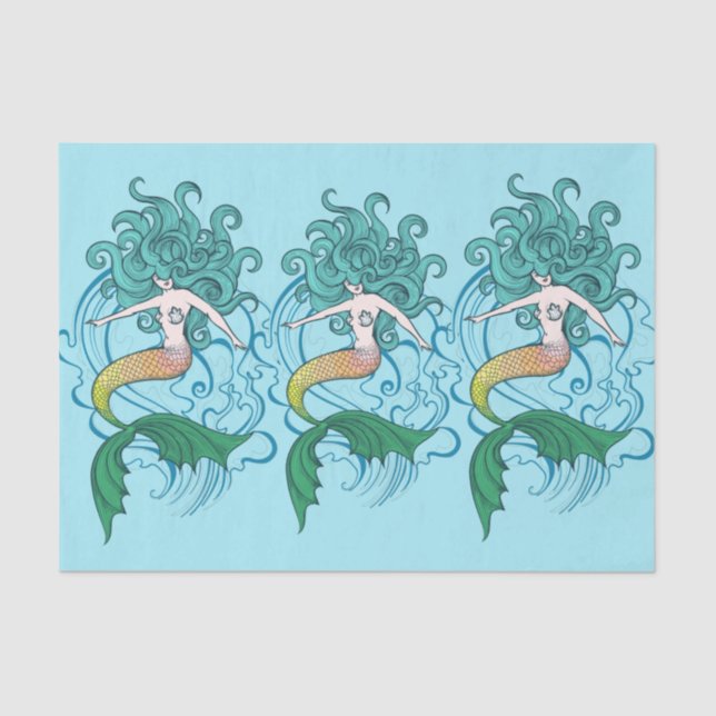 Papel De Seda Mermaid (Anverso)