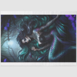 Papel De Seda Mermaid Dark