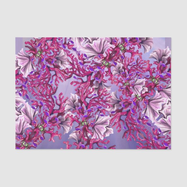 Papel De Seda Mermelada Purple Ocean (Anverso)