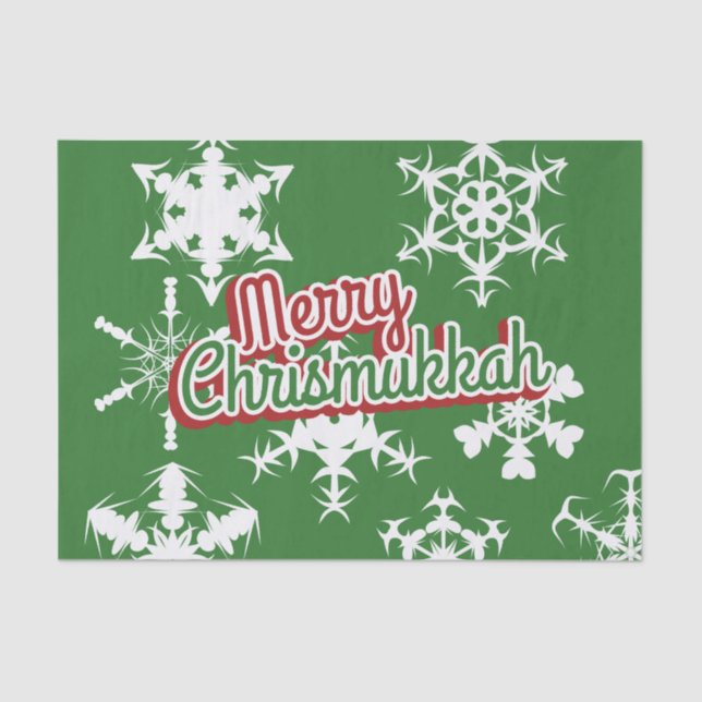 Papel De Seda Merry Chrismukkah (Anverso)