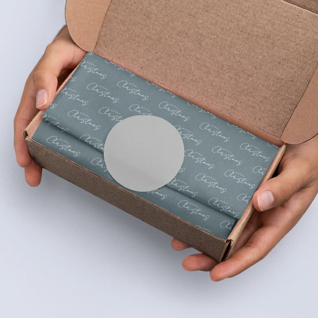 Papel De Seda Merry Christmas Minimalist Script (Subido por el creador)