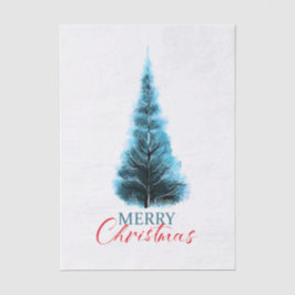 Papel De Seda Merry Christmas pine tree