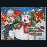 Papel De Seda Merry Christmas Tissue Paper Snowman<br><div class="desc">Navidades Papel Tejido Algo para todos ofrece artículos personalizados especialmente para usted diseñado para realzar la belleza de su hogar o de un ser querido. Esta taza de Navidades de diseño único impresionará a sus amigos y familiares. A la gente le gusta beber su chocolate caliente o café favorito en...</div>