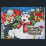 Papel De Seda Merry Christmas Tissue Paper Snowman<br><div class="desc">Navidades Papel Tejido Algo para todos ofrece artículos personalizados especialmente para usted diseñado para realzar la belleza de su hogar o de un ser querido. Esta taza de Navidades de diseño único impresionará a sus amigos y familiares. A la gente le gusta beber su chocolate caliente o café favorito en...</div>