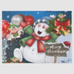 Papel De Seda Merry Christmas Tissue Paper Snowman<br><div class="desc">Navidades Papel Tejido Algo para todos ofrece artículos personalizados especialmente para usted diseñado para realzar la belleza de su hogar o de un ser querido. Esta taza de Navidades de diseño único impresionará a sus amigos y familiares. A la gente le gusta beber su chocolate caliente o café favorito en...</div>