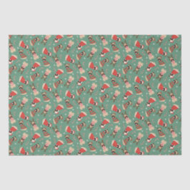 Papel De Seda Merry Woofmas Pug Dogs