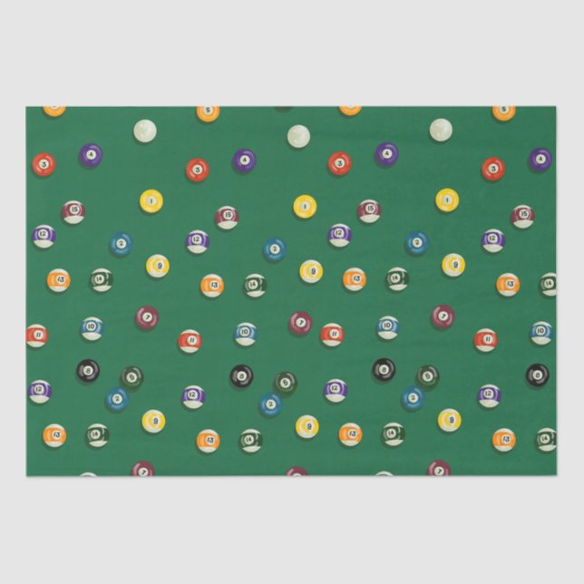 Papel De Seda Mesa de billar Highs and Lows Billiards Pool Shark (Anverso)