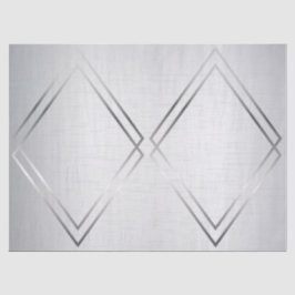 Papel De Seda Metálico gris plateado