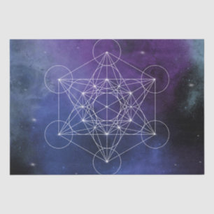 Papel De Seda Metatron, chakra,zen,sacred geometric, geometry,