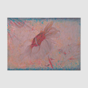 Papel De Seda Mezquita antigua Verde azulada rosa de girasol