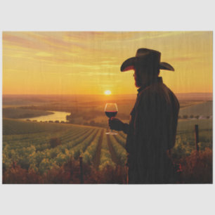 Papel De Seda Mi Cowboy Al Amanecer - Edición De Viñetería