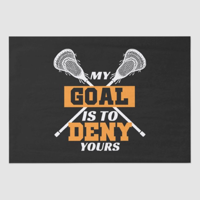 Papel De Seda Mi Objetivo Es Negarle Su Lacrosse (Anverso)