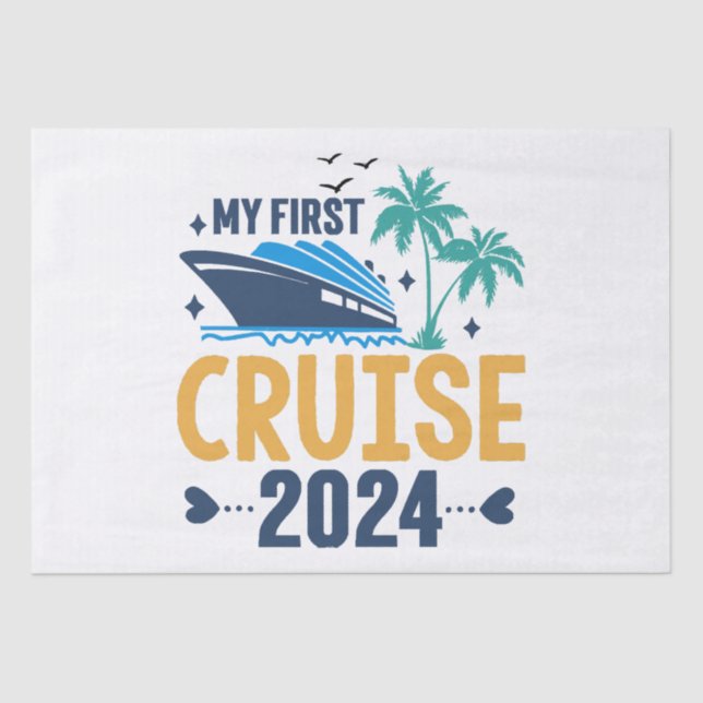 Papel De Seda Mi primer crucero 2024 (Anverso)