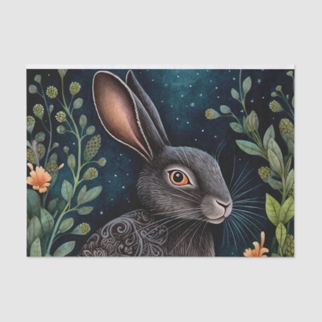 Papel De Seda Midnight Hare (Anverso)