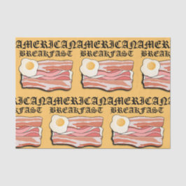 Papel De Seda Mikitiez desayuno americano beicon huevo july picn