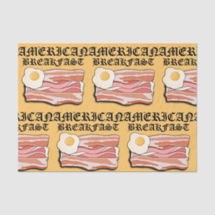 Papel De Seda Mikitiez desayuno americano beicon huevo july picn
