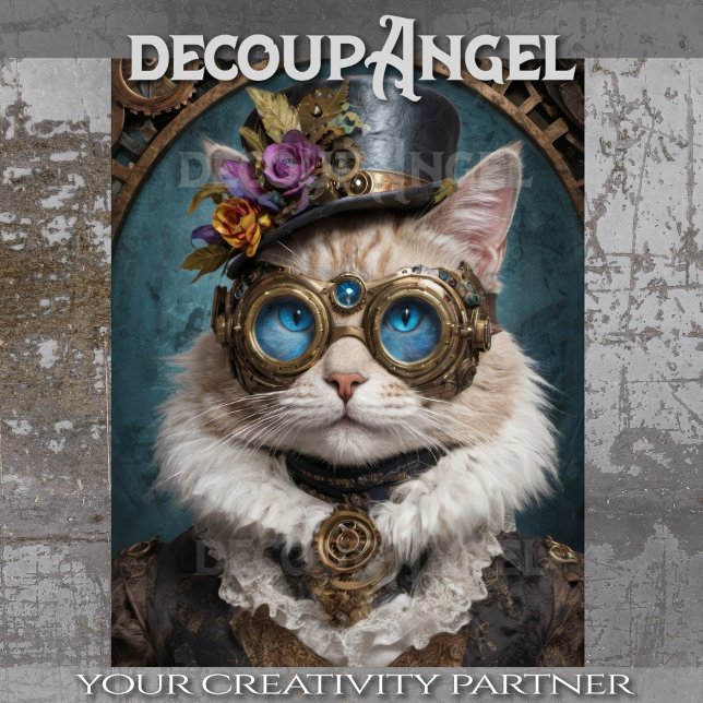 Papel De Seda Milady Gearheart - Decoupage - (Subido por el creador)