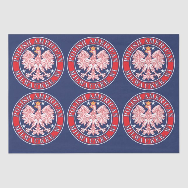 Papel De Seda Milwaukee Wisconsin Polaco (Anverso)