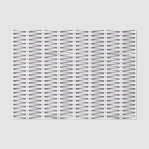 Papel De Seda Mimbre blanco