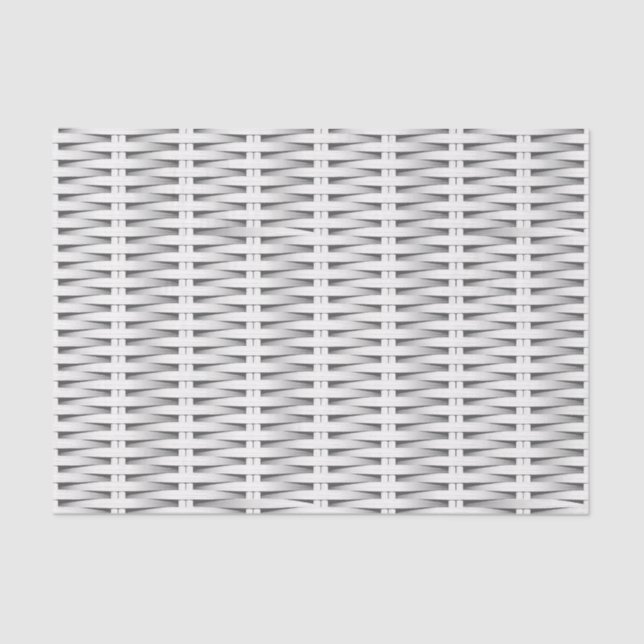 Papel De Seda Mimbre blanco (Anverso)