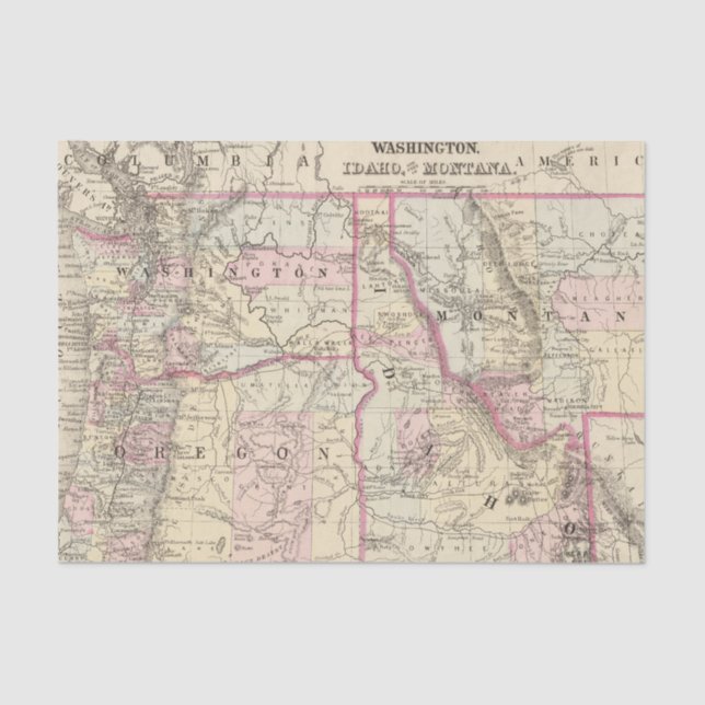 Papel De Seda Mineral, lavado, Ida, Mont (Anverso)