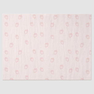 Papel De Seda Minimalismo de Fresa