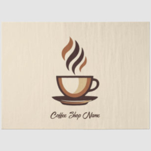 Papel De Seda Minimalista elegante tienda de logotipos de empres