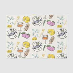 Papel De Seda Minimalista Foodie