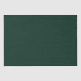 Papel De Seda Minimalista pino oscuro verde liso