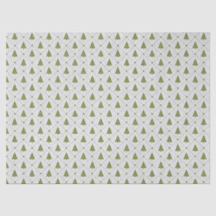 Papel De Seda Minipágina verde árbol de Navidad