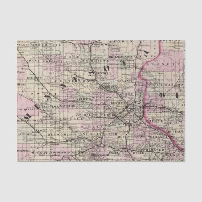 Papel De Seda Minnesota 9 (Anverso)