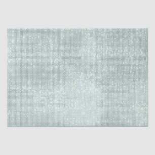 Papel De Seda Mint Sparkle
