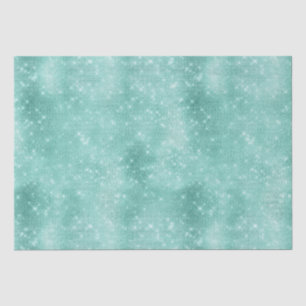 Papel De Seda Mint Sparkle Glitz