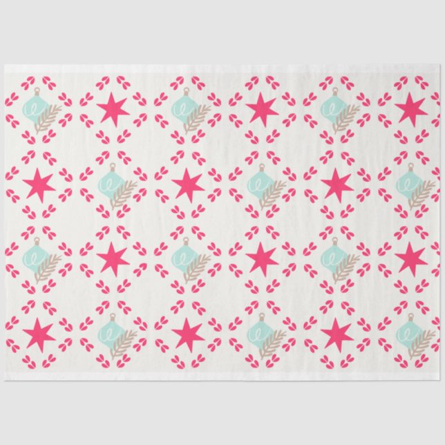 Papel De Seda Minty Starry Night Tejido Paper (Anverso)