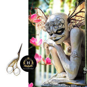 Papel De Seda Mischievie Gothic Paris Gargoyle Decoupage