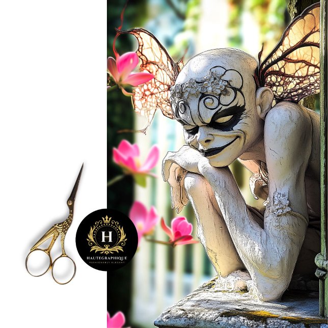 Papel De Seda Mischievie Gothic Paris Gargoyle Decoupage (Subido por el creador)