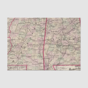 Papel De Seda Mississippi y Alabama