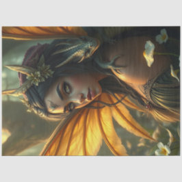 Papel De Seda Misterioso hadas góticas del dragón