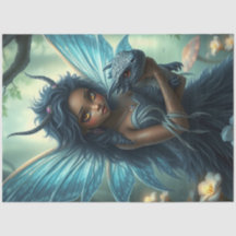 Misterioso hadas góticas del dragón