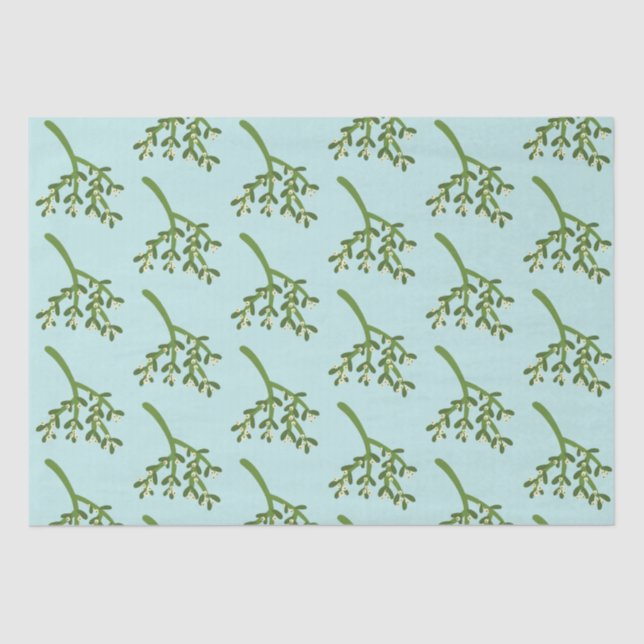 Papel De Seda Mistletoe Navidad (Anverso)