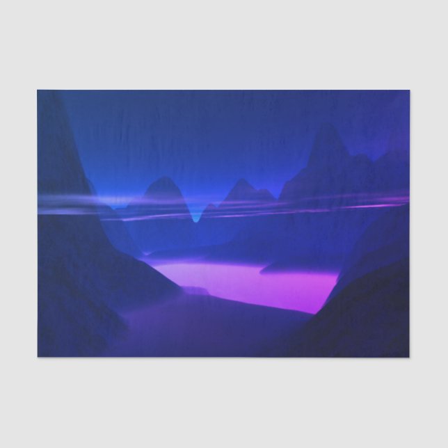 Papel De Seda Misty Mountain Purple (Anverso)