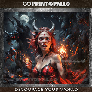 Papel De Seda Mito de Lilith la diosa del infierno