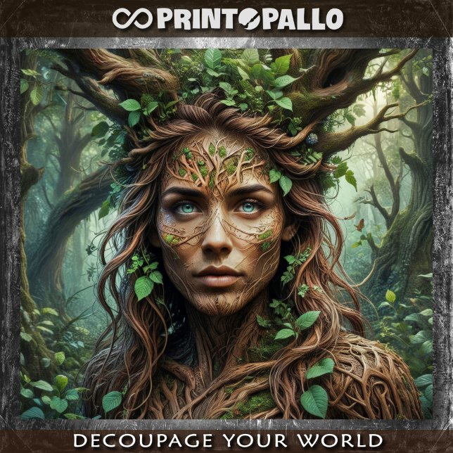 Papel De Seda Mito griego: Dríade del árbol (Subido por el creador)