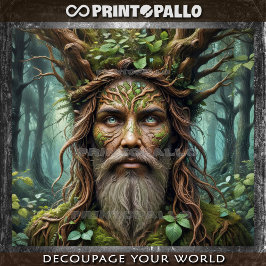 Papel De Seda Mito griego: Drus del árbol (Treant)