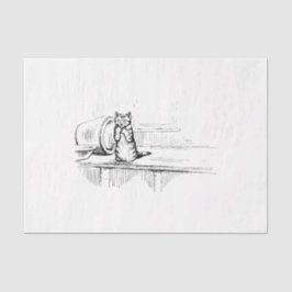 Papel De Seda Mittens the Kitten (Gato asustado) (Beatriz Potter