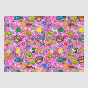 Papel De Seda 😍 mixto de picnic rosa