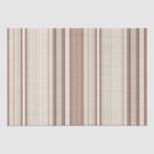 Papel De Seda Mocha Naranja Brown y franjas de crema