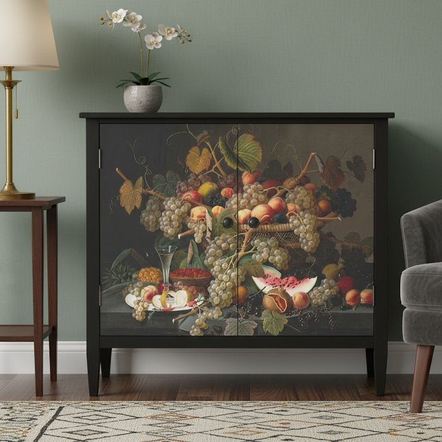 Papel De Seda Moda Barroco Fruta Aún Vida Pintura Aceite De Arte (Subido por el creador)